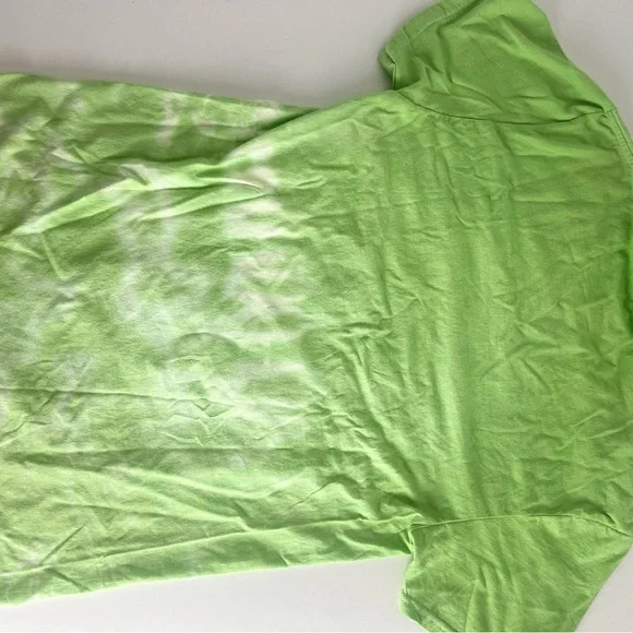 Sanrio Keroppi Green Tie-Dye T-Shirt Hot Topic Exclusive Kawaii Frog Graphic Tee - Picture 6 of 9